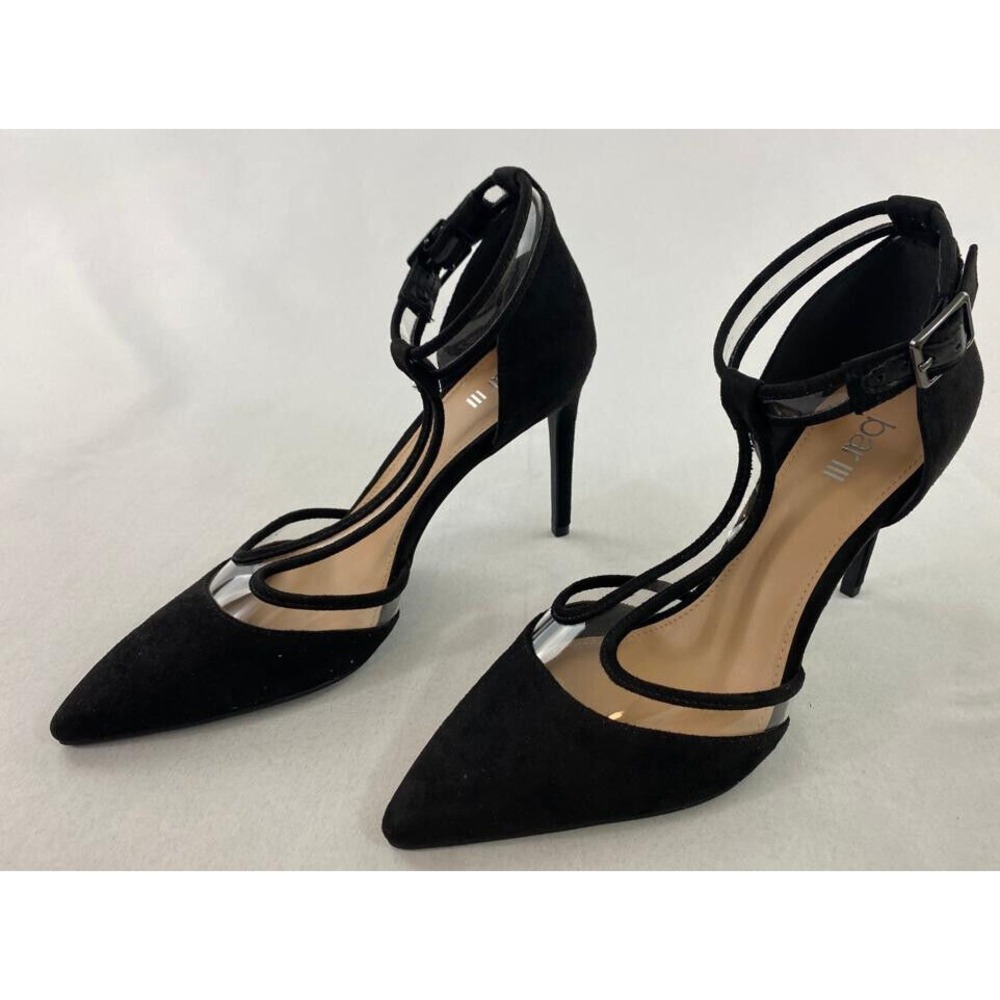 BAR III women shoes heels CONNDENF 10011233900 black sz 7.5M $128